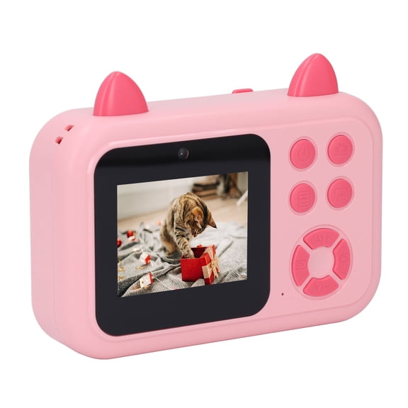 Xirurus Thermal Print Camera 2.4 Inch Screen HD Photo Video Recording Small Kids Digital Camera Red 5.9 inches / 15 cm