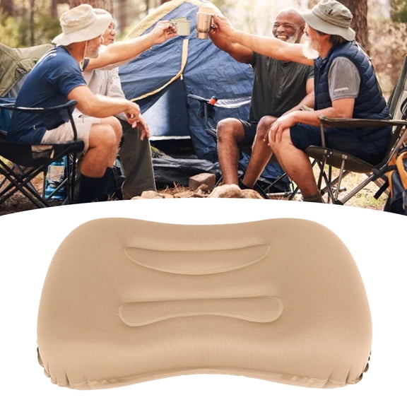 Xirurus Travel Pillow & Neck Pillow, Inflatable Foldable for Camping Airplane Home, Ergonomic Portable Support