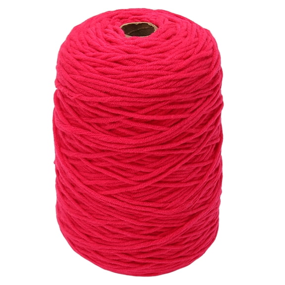 Xirurus Tufting Yarn 437yd / 400m Long 0.2in / 0.5cm Wide Soft Cotton Polyester Shrink Resistant Rug Making Yarn for Handicraft DIY Weaving