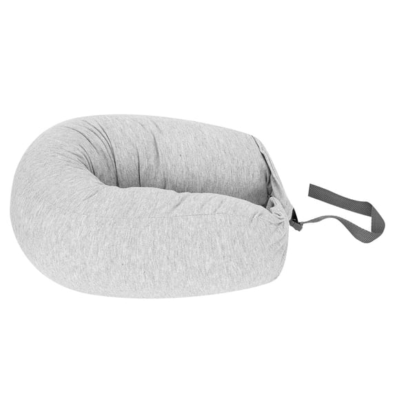 Xirurus U Shape Travel Pillow Plane Travelling Multi-Function Neck Protection Pillow For Nap Face Down Rest Cushion With Premium Latex Particles Gray 11.02 inches / 28.00 cm