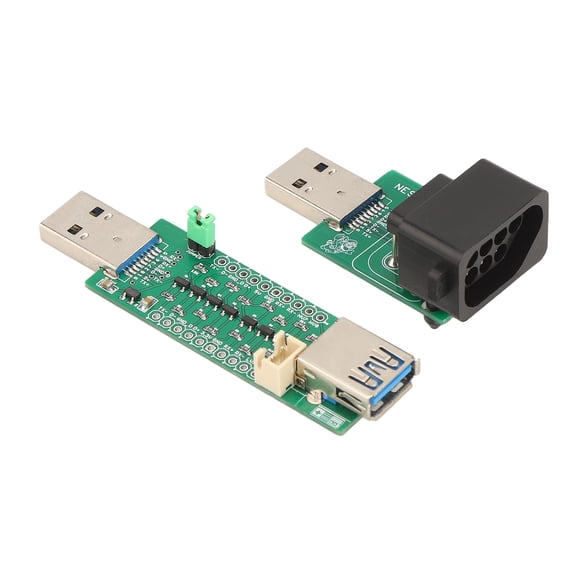 Xirurus USB 3.0 SNAC Controller Adapter Latency Free Converter for Mister IO Module Development Board Compatible with Zapper Game Console and OEM Controllers Black Color