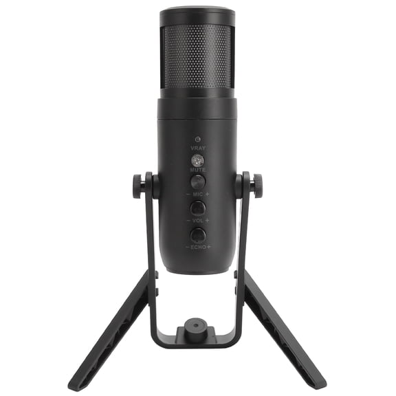 Xirurus USB Gaming Microphone Cardioid PC Condenser Mic RGB Light Noise Reduction for PS5 PS4 Mac Windows Podcasting Streaming