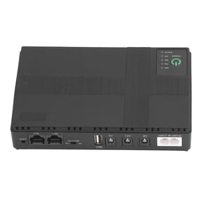 Xirurus Uninterruptible Power Supply 8800mAh Battery Back Up UPS System 85-265V Input 18W Max 5V 9V 12V POE 15V POE 24V Output with US Plug 7.09 inches / 18.0 cm[cite: 1]