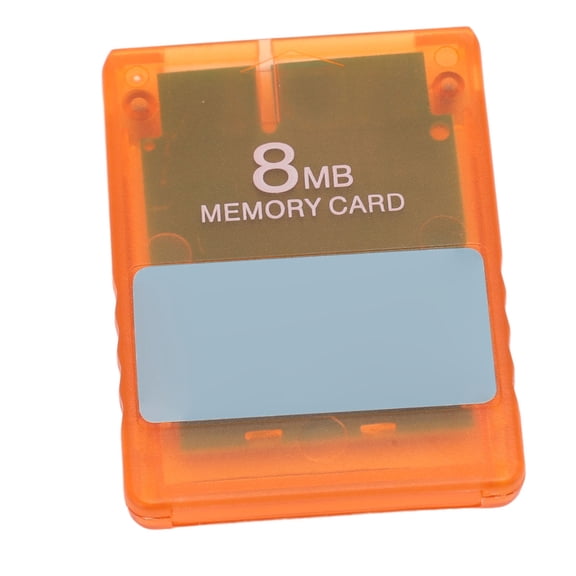 Xirurus V1.953 FMCB OPL HD Loader Game Program Memory Card for PS2 Accessories, 8MB Transparent Orange (8MB / 0.27 oz)