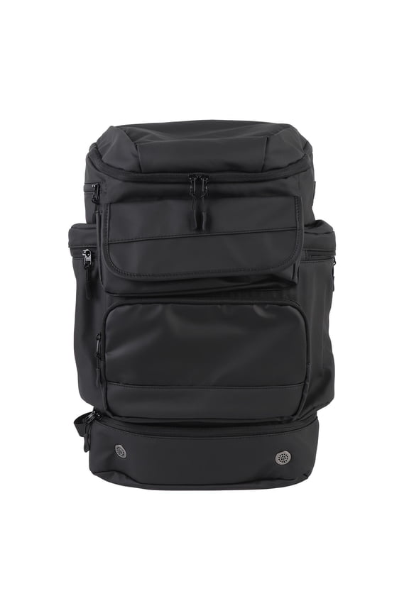 Vacuum Seal Backpack 17" Laptop, Tablet & Book Capacity, RainProof Oxford, MultiLayer Storage, Trolley Strap, Bottle Holder