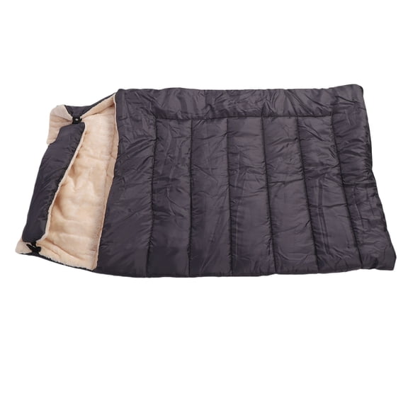Xirurus Warm Dog Sleeping Bag Packable Portable Outdoor Pet Bed with Pillow, Waterproof Polyester Taffeta and Fleece Dog Mat for Indoor Outdoor Camping Hiking Backpacking, 43.31 x 27.56 inches