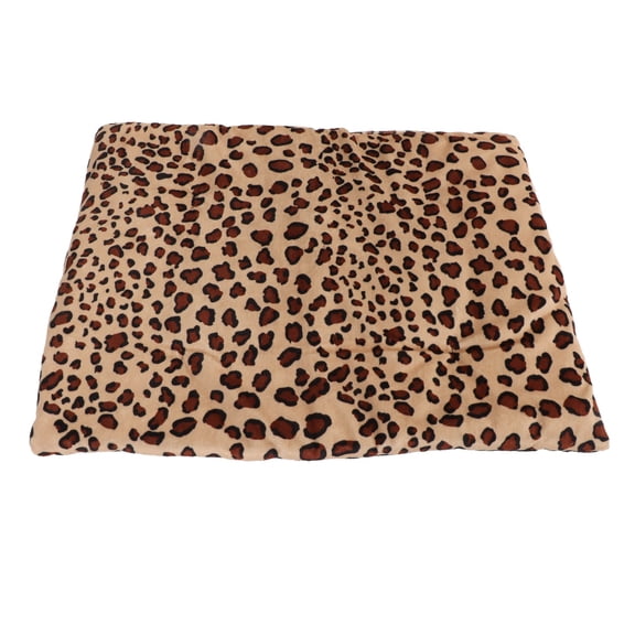 Xirurus Washable USB Pet Heating Pad for Cats and Dogs, 3 Temperature Adjustable Heated Blanket Leopard Print, 14.5 x 18.5 inches / 37 x 47 cm