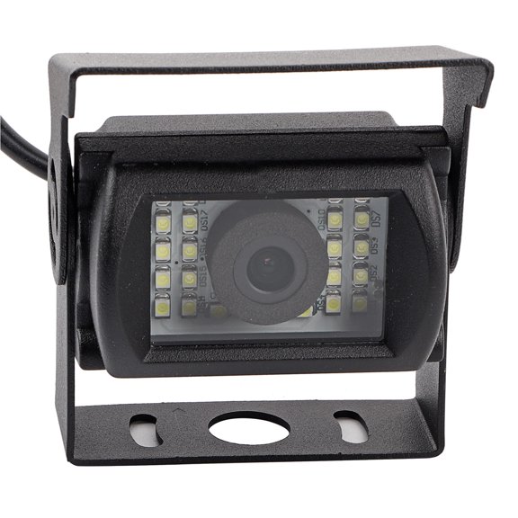 Xirurus Water Resistant High Definition Rear View Reversing Camera with 24 LED Lights, 120-150 Degree Wide Angle IP66 Waterproof Backup Camera for Trucks Buses