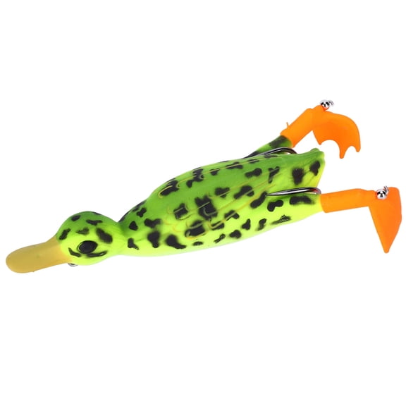 Xirurus Water Surface Simulation Duck Fishing Lure Topwater Bait with Propellers for Catfish and Bass 5.91 in / 15 cm