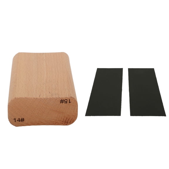 Xirurus Wood Radius Sanding Block Luthier Tool for Guitar Fretboard Fret Leveling 14 and 15 Inch / 35.6 and 38.1 cm