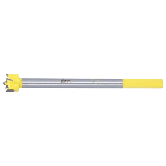 Xirurus Woodworking Hole Opener Extended Alloy Drill Bit Set Hex Shank 16mm 0.62 in Cutting Diameter Smooth Durable High Hardness Efficient Round Hole Cutter for Drawer Locks Installation