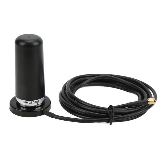 Xirurus XP-4G-016 High Gain Magnet Antenna 35dBi 700-2700MHz 15 inches / 38.1 cm with Non-Slip Magnetic Base for Automobile Radio Station and Advertising Machine