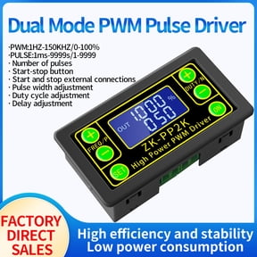 Xirurus ZK-PP2K Signal Generator PWM Pulse Generator LED Stepper Motor Solenoid Valves Driver Delay with Time Pulse Width Frequency Duty Cycle Adjustment Functions
