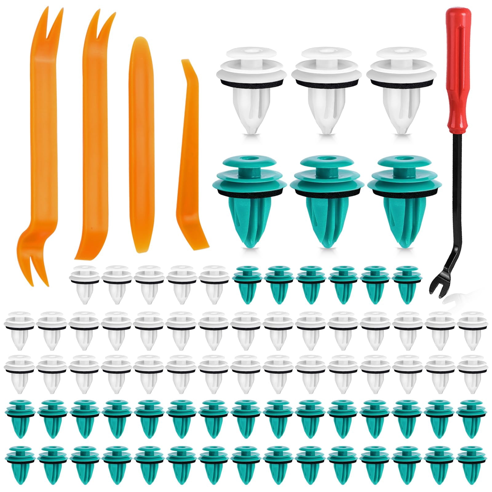 Lot De 20 Clips (joints) Pour Tablier De Pare-éclaboussures - Réf. 90467-10186 - Pour Toyota, Lexus
