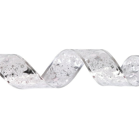 Xiwaer 2023 New Year Xmas Christmas Decor Ribbon Lights Double Layer Copper Wire Ribbon Strings Lights For Weddings Christmas Tree Decorations A