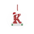thumbnail image 1 of Xiwaer 26 English Letters Christmas Pendant Mask Snowman Christmas Tree Pendant Wine, 1 of 10