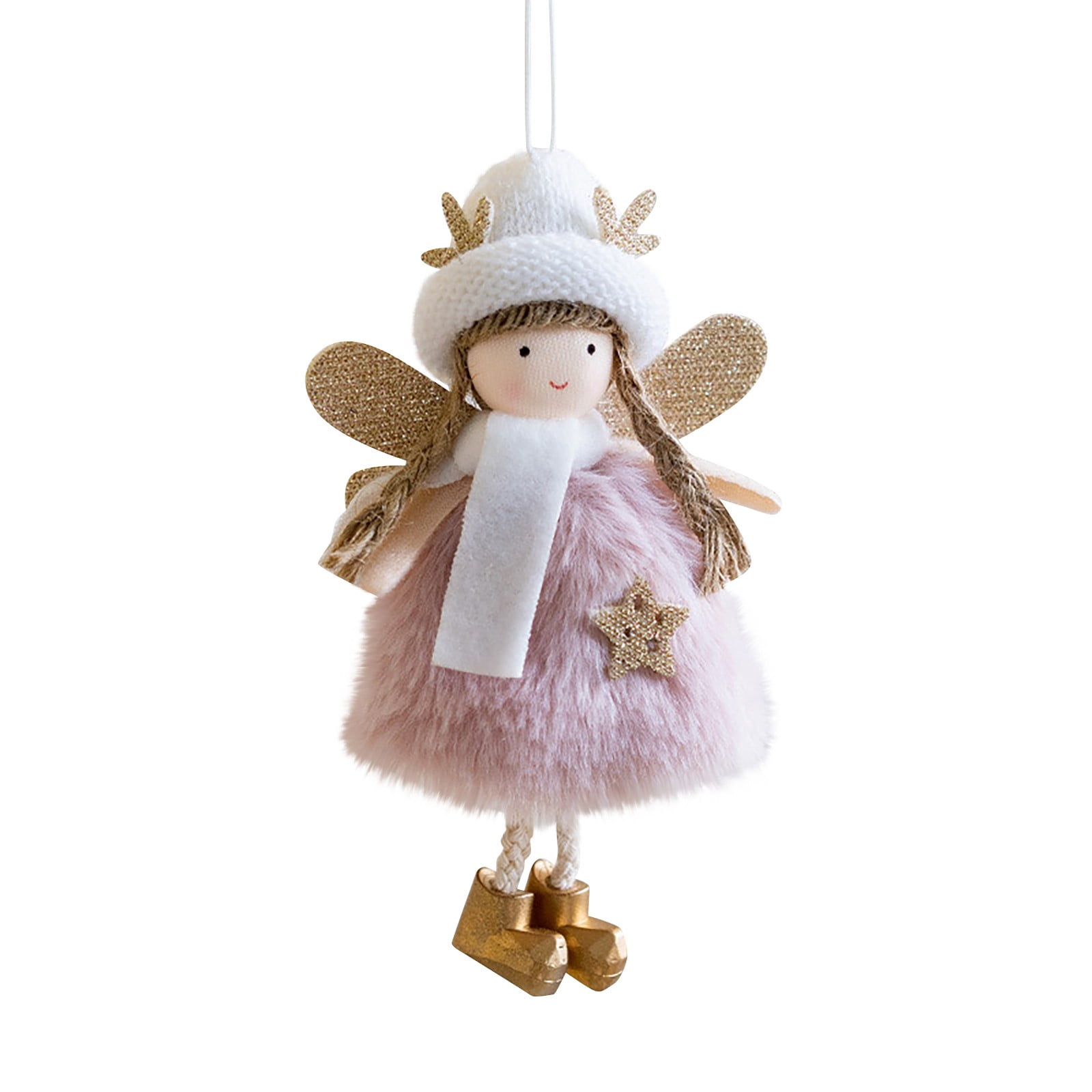 Xiwaer Christmas Angel Doll - Cute Fabric Girl Dolls With Pendant ...