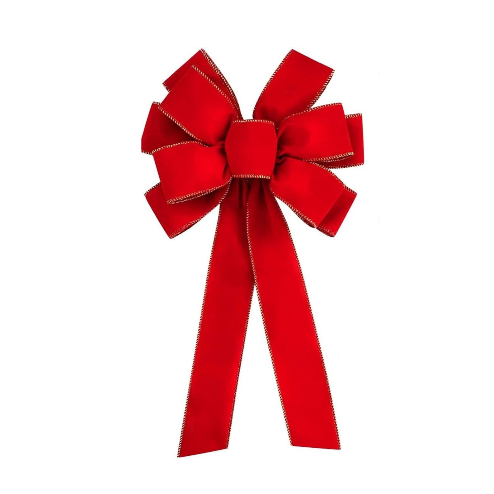 Xiwaer Christmas Decorations High-end Gold Velvet Bow Christmas ...