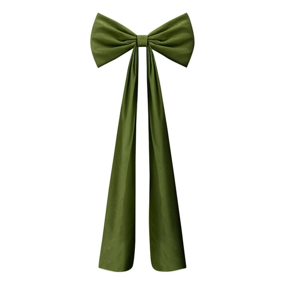Xiwaer Christmas Decorations,christmas Tree Toppers,Large Bow Christmas Decoration Christmas Bows,Used For Christmas Tree Decoration, Front Doors, Outdoor Activities Green