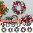 thumbnail image 1 of Xiwaer Creative Christmas Decorations For Festive Atmosphere, Shopping Mall Scenes, Window Hangings, Door Walls, Christmas Wreaths B, 1 of 9