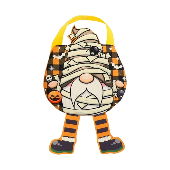 Xiwaer Halloween Candy Bag Reusable Non-Woven Tote Bags Candy Light Purple