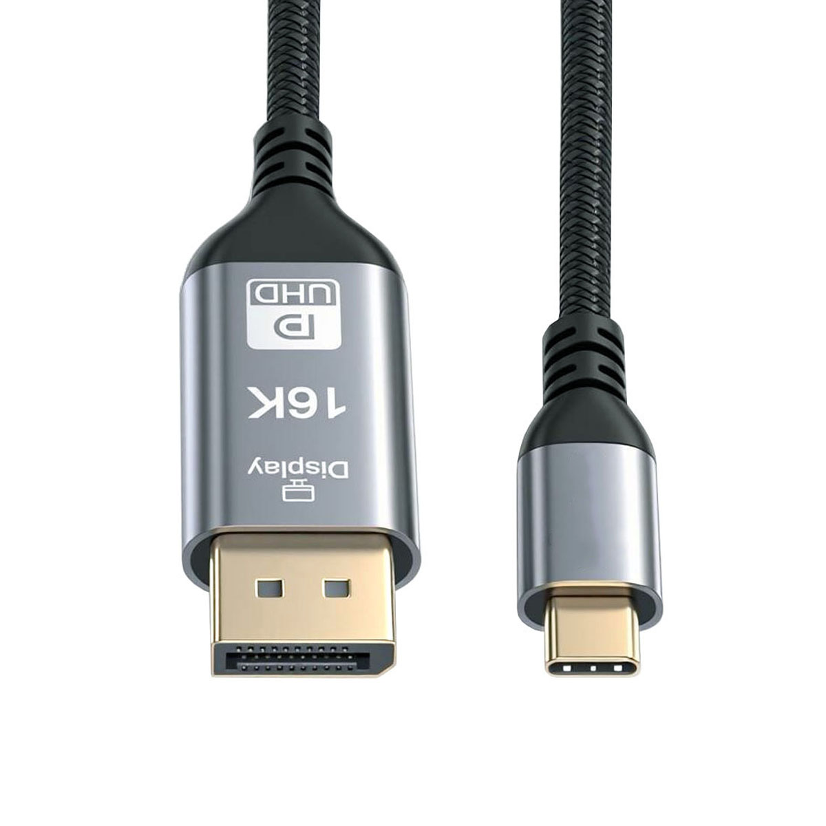 Xiwai 16K 8K USB4 USB5.0 Type C USB-C Source to DisplayPort DP Displays Male HDTV Cable for Laptop Monitor 2.0m