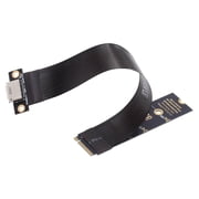 Xiwai 2280 NGFF PCI-E4.0 M.2 M-key to Oculink SFF-8612 SFF-8611 Host Cable 15cm for NVME U.2 SSD eGPU