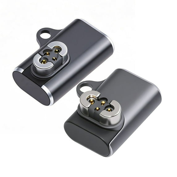 Xiwai 2pcs/lot Magnetic Charging Adapter USB Type-C to 4-Pin Horizontal Vertical Rhomboid Contacts Compatible with Bone Conduction Headphone S70