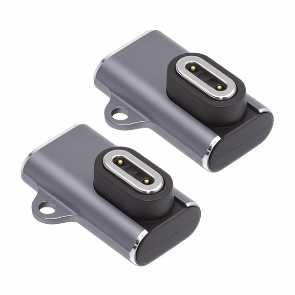 Xiwai 2pcs/lot Magnetic Smart Watch Charging Adapter Horizontal USB Type-C to 2-Pin Compatible with IMOO Z6 Z6S Z6Pro Z7 Z7A Z7S Z8 Z8A Z9 Z10 Z11