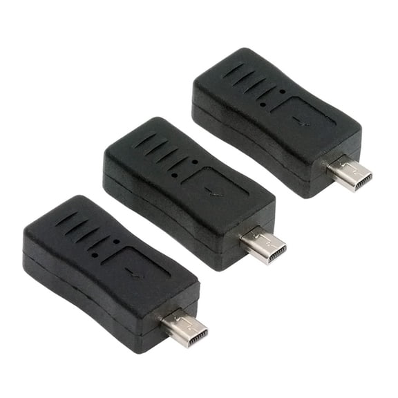 Xiwai 3pcs/set USB-C Type-C Micro Mini USB Female to Camera Mini 8P Data Power Adapter for Coolpix UC-E6 UC-E16 UC-E17 DSC-W DMC-S EX-Z