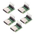 thumbnail image 1 of Xiwai 5pcs/set DIY OEM Type C Female Socket Connector to 4Pin Pitch=2.54mm Contact Header Vertical USB2.0 Pinout DC 5V Power, 1 of 8