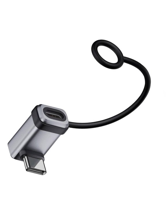 90 Degree USB5.0 80Gbps Male to Female Up Down Angled Extension Adapter with Lanyard Keychain 240W 16K 8K 5K Compatible with USB4.0 Thunderbolt3/4/5
