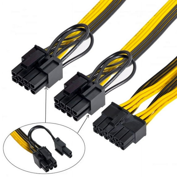 Xiwai Adapter 12Pin to ATX Dual 8Pin 6Pin Splitter GPU Graphics Card Modular Power Supply Cable for 3080 3090 AX850 AX750 AX650