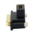 thumbnail image 1 of Xiwai Adapter 90 Degree Up Angled DVI Male to HDMI Female Adapter for Computer HDTV Graphics Card, 1 of 7