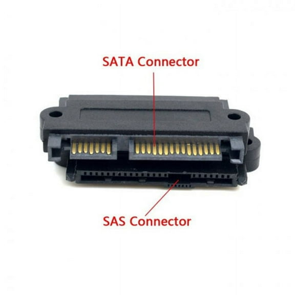 Xiwai Adapter SFF-8482 SAS 22 Pin to 7 Pin + 15 Pin SATA Hard Disk Drive Raid Adapter with 15 Pin Power Port