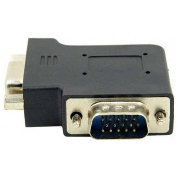 Xiwai Adapter Vertical Flat Left Angled 90 Degree VGA SVGA Male To Female Extension Adapter