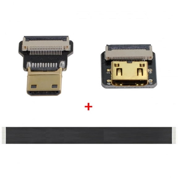 Xiwai CYFPV Mini HDMI Male to Mini HDMI Female Extension FPC Flat Cable 1080P for FPV HDTV Multicopter Aerial Photography