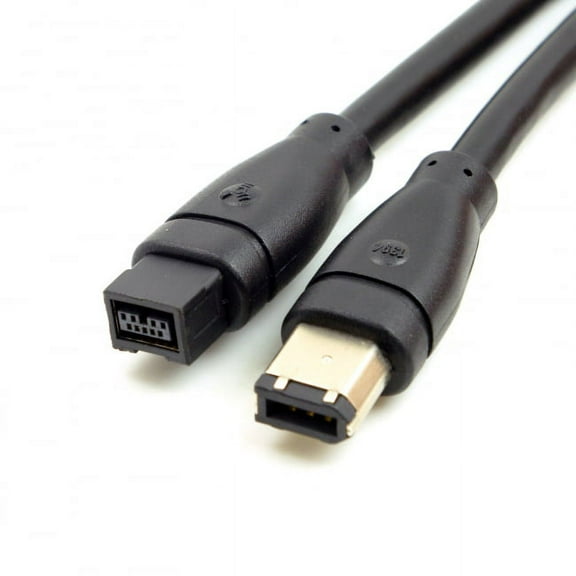 Xiwai Cable 9 PIN / 6 PIN BETA FireWire 800 - FireWire 400 9-6 Cable IEEE 1394B 1.8m Black