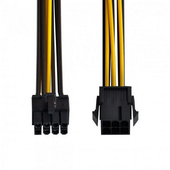 Xiwai Cable PCI-E PCI Express 6 Pin Male to 8 Pin Female Video Card Extension Power Cable