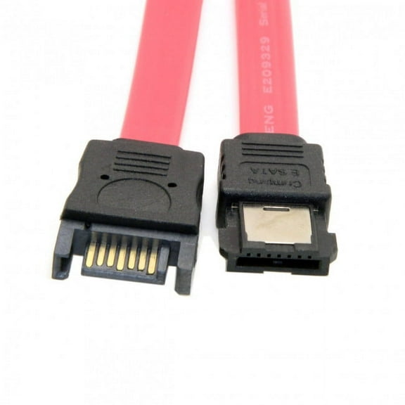 Xiwai Cable PS3 Hard Disk SATA 7P Male to ESATA 7P Female Extender Extension Cable 50cm
