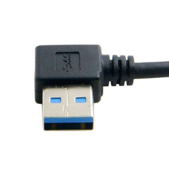 Xiwai Cable Right Angled USB 3.0 Type-A Male to USB 3.0 Type-A Female Extension Cable 20cm 5Gbps 90 Degree