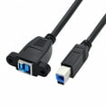 thumbnail image 1 of Xiwai Cable Super Speed USB 3.0 Back Panel Mount B Female To Male B Type Extension Cable 0.5m, 1 of 5