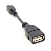 Xiwai Cable VMC-UAM1 USB 2.0 OTG Cable Mini A Type Male to USB Female Host for Handycam PDA Phone