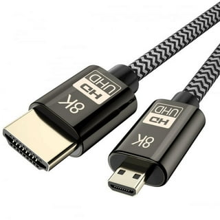 Ubluker 10K 8K 4K Câble HDMI 2.1 0,5m, Certifié Ultra Haut Débit HDMI Câble  4k
