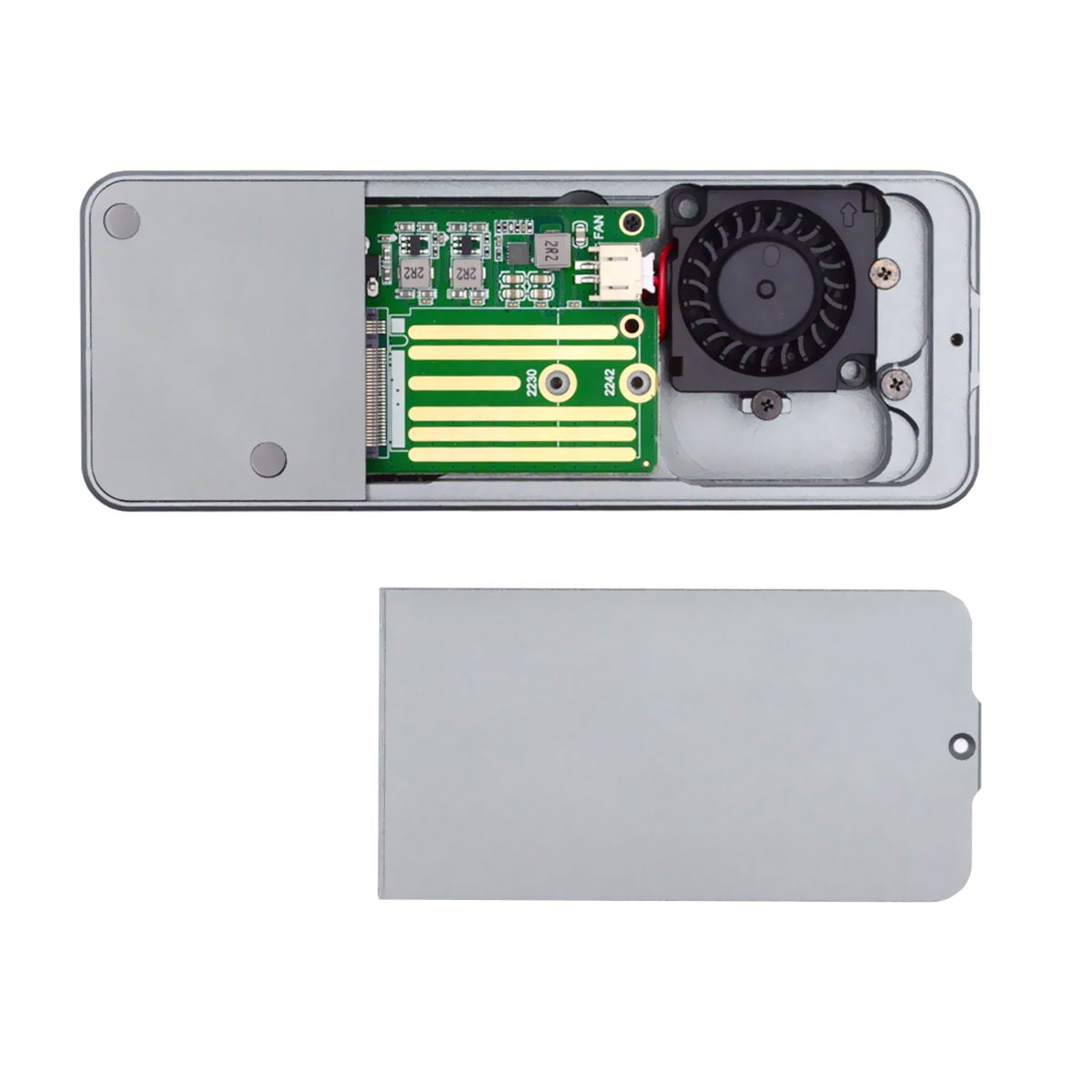 Xiwai Type-C USB4 40Gbps to PCI-E 4.0 X4 SSD NVME NGFF M-Key Enclosure USB-C 20Gbps ASM2464 Chipset