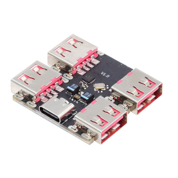 Xiwai USB 2.0 1-to-4 Four Ports HUB PCBA PCs 4 Devices Type-C for Keyboard Mouse Scanner Printer