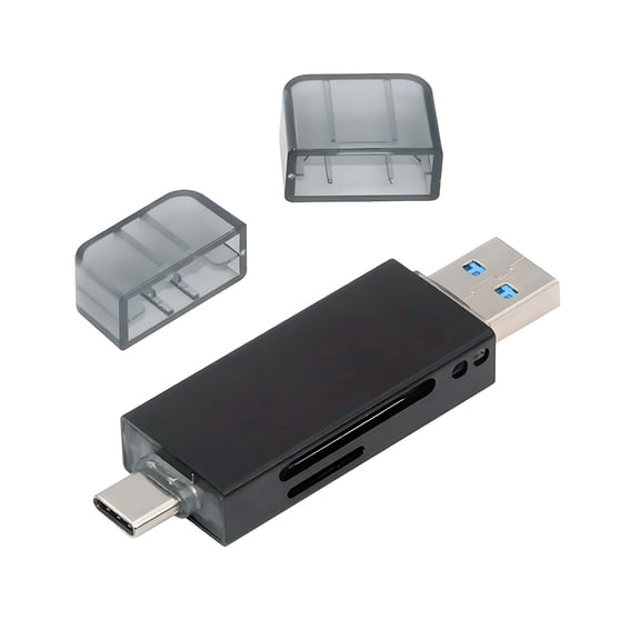 Xiwai USB 3.0 & Type-C to TF T-Flash Card & SD Card Reader Writer for Camera & Laptop & Tablet & Mate Serial Phone