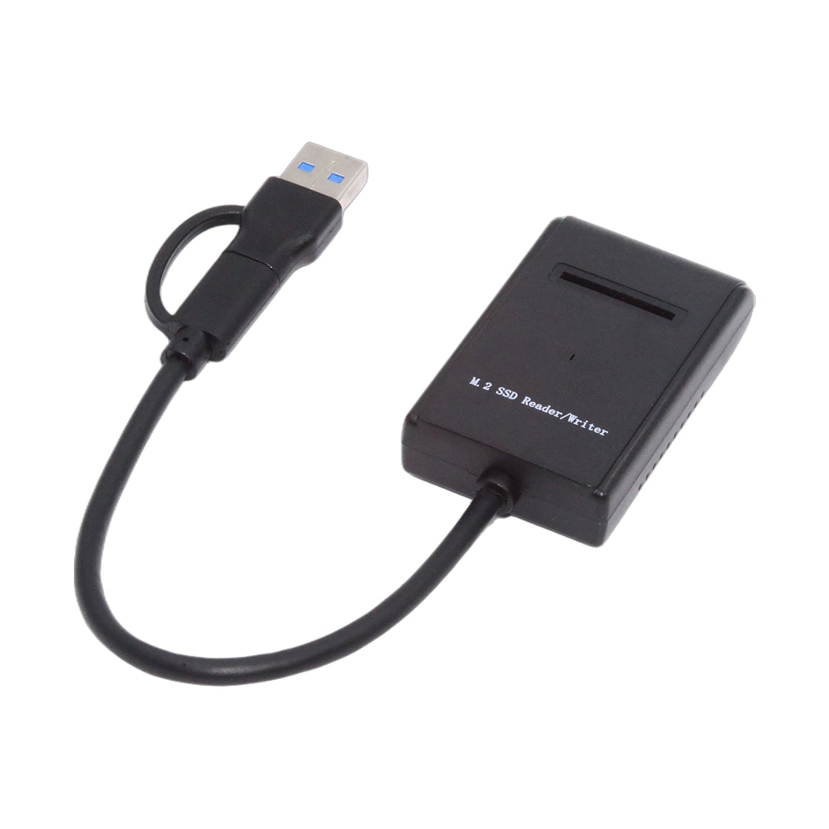 Xiwai USB 3.0 USB-C Type-C Type-A to NVME M-key M.2 NGFF SATA SSD Docking Horizontal External Cable Enclosure RTL9210B Chipset