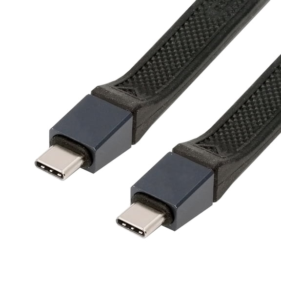 Xiwai USB5.0 80Gbps Flat Slim FPC Cable 13cm with 240W and 16K@30hz 8K@60Hz 5K@60Hz Compatible with USB4.0 Thunderbolt3/4/5