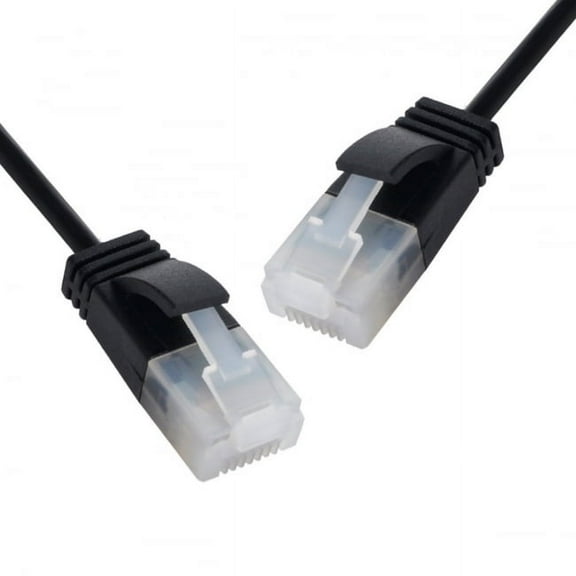 Xiwai Ultra Slim Cat6 Ethernet Cable RJ45 Straight Direction TP Network Cable Patch Cord 90 Degree Cat6a Lan for Laptop Router TV BOX